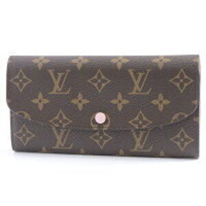 Louis Vuitton Monogram Emilie Rose Pink Ballerine Portefeuille Wallet